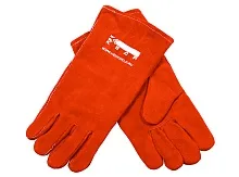 Краги спилковые КЕДР КС-12 КЕВЛАР, (XL), красные